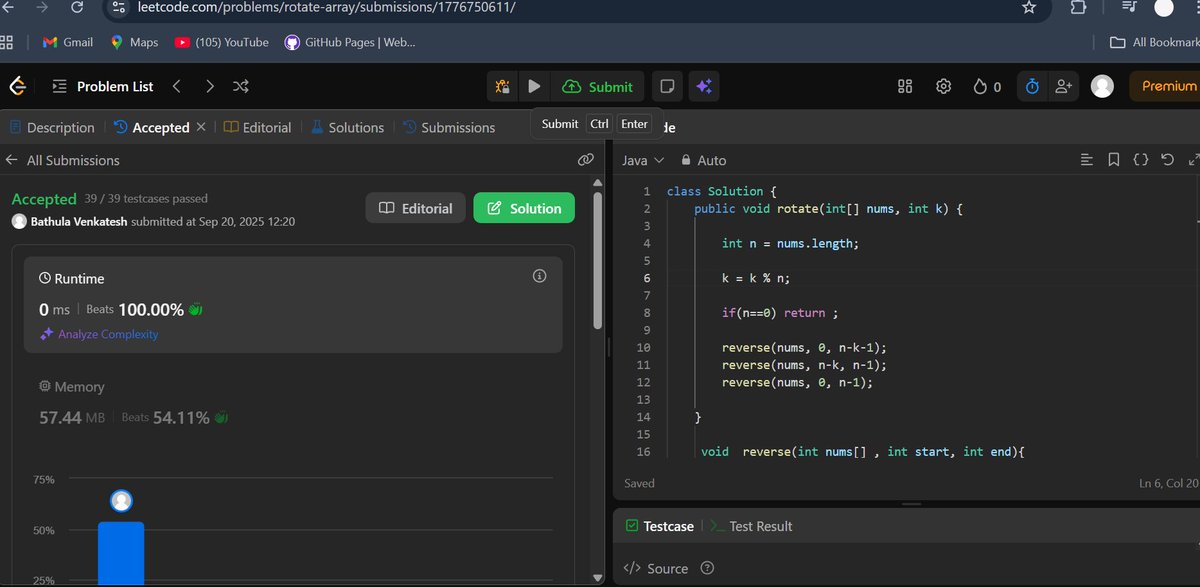 venkateshcoderr's tweet image. >Day -06 css revision with @rohit_negi9
>DSA progress with LeetCode and GFG
>largest element
>second largest element
>smallest element
> second smallest element
>rotate an array by d-places, 1-places
>remove duplicates
>array search-linear
>css media screens
>box shadow
#DSA