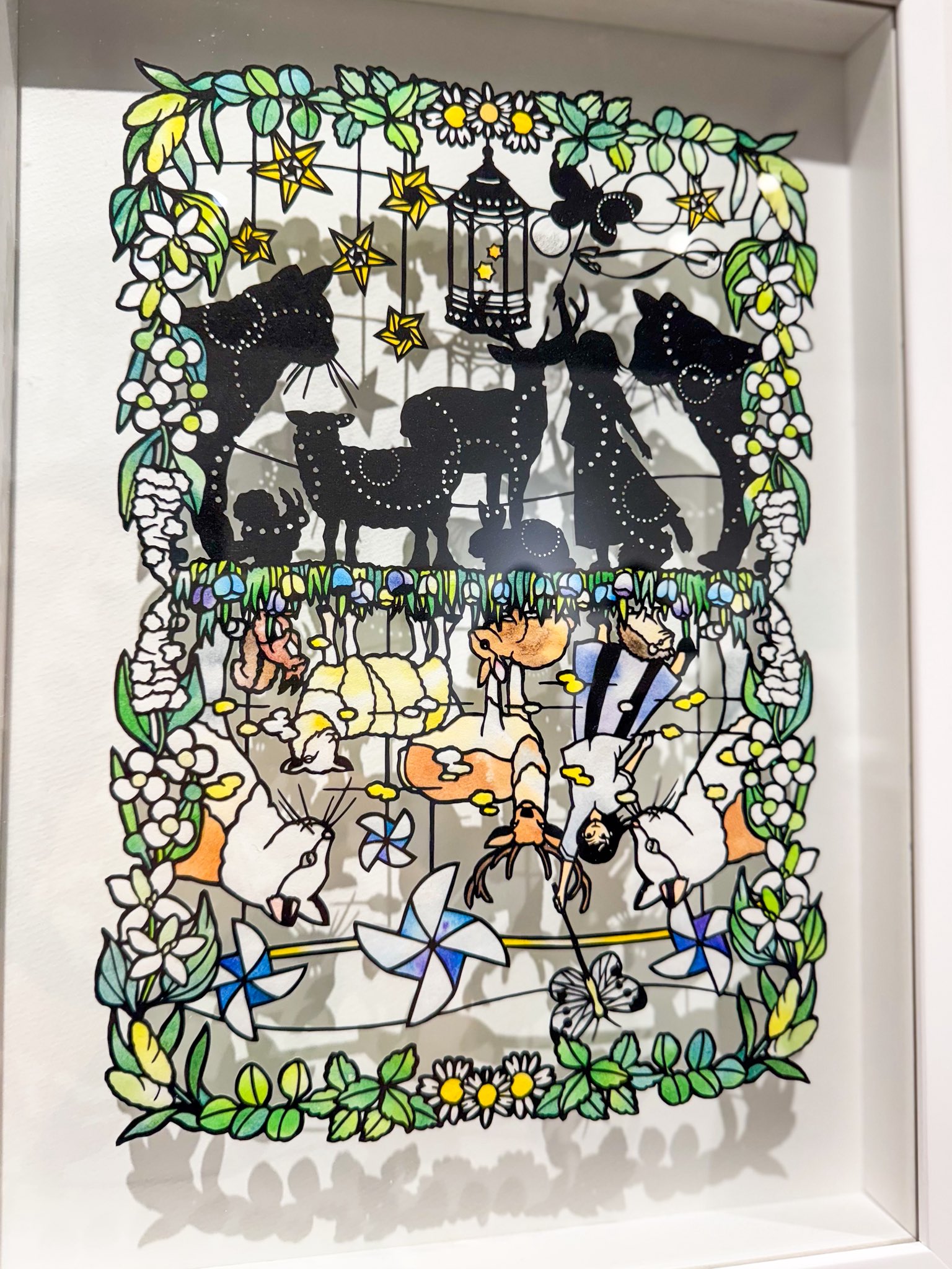 ポツンと一軒家の切り絵です！ 切り絵作家 大橋 忍 on X: 