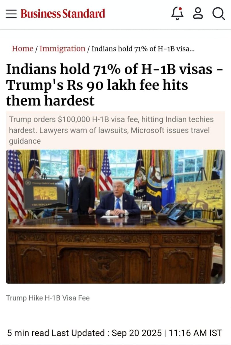 To all H-1B visa holders from 🇮🇳.

Don't even think of coming north once the writ drops.

🇨🇦 is full.