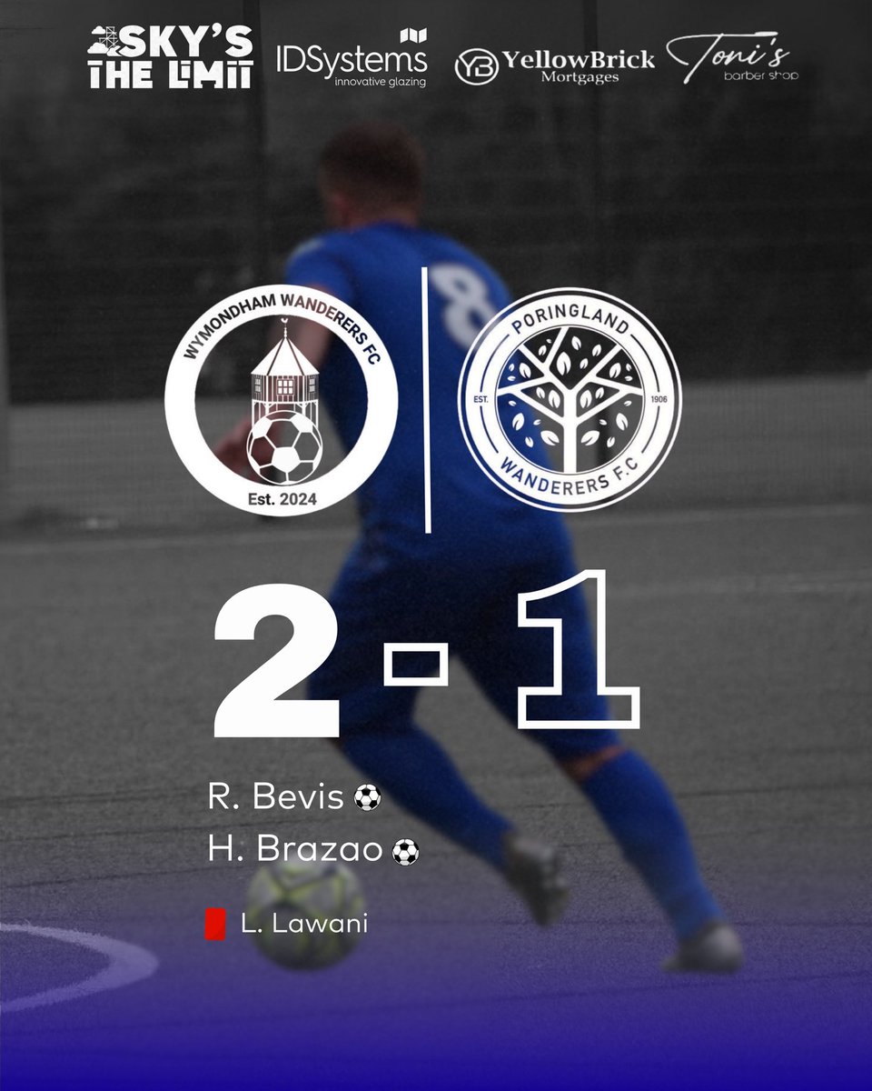 The boys take the points on the road. 💙
