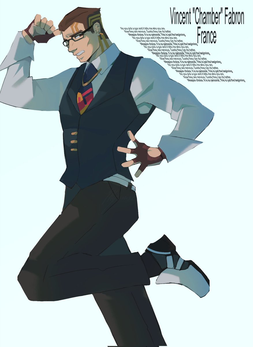 He's so handsome ^^
#valorant #Chamber