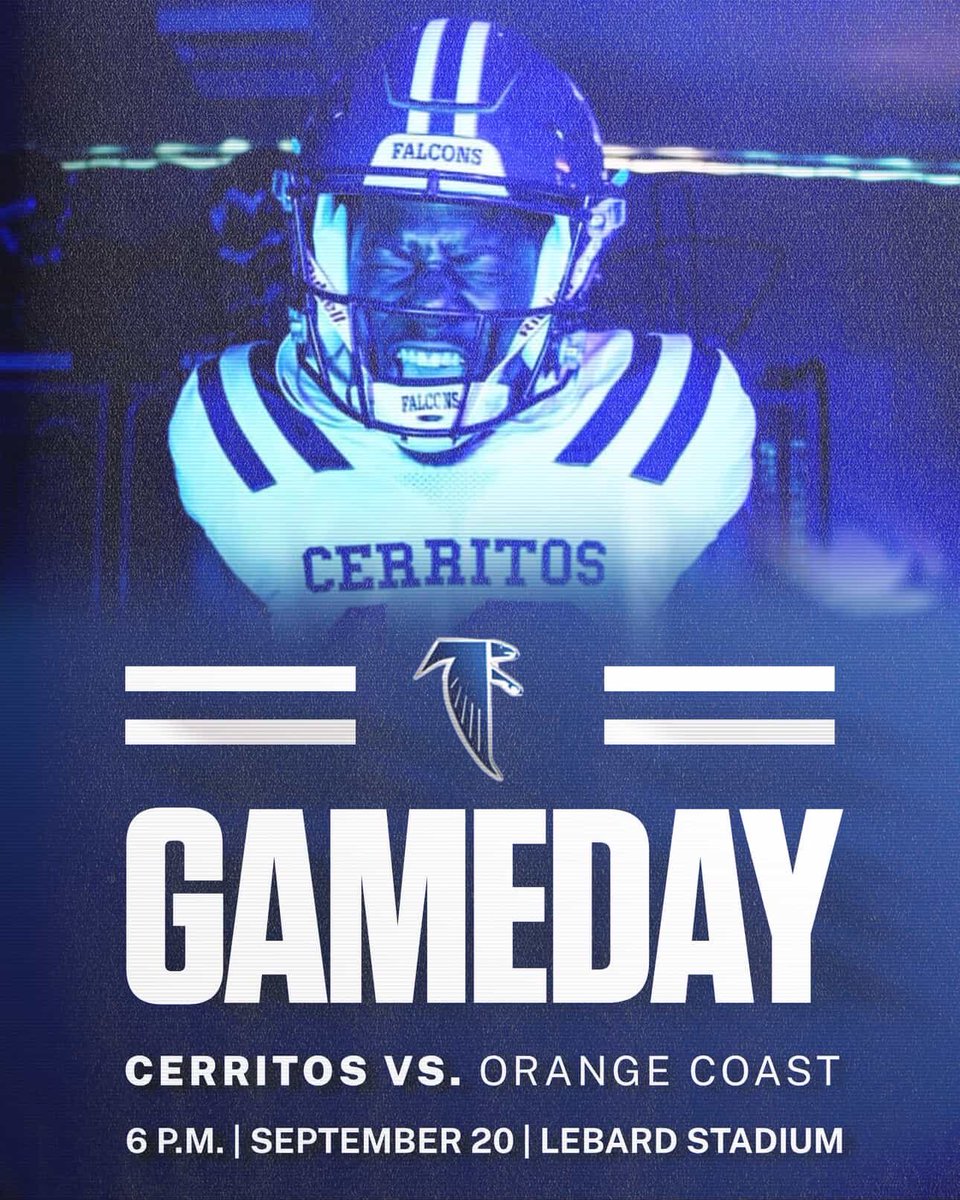 Get Up! It’s Game Day! 

🆚 Orange Coast College
⏰ 6:00 PM
🏟️ LeBard Stadium