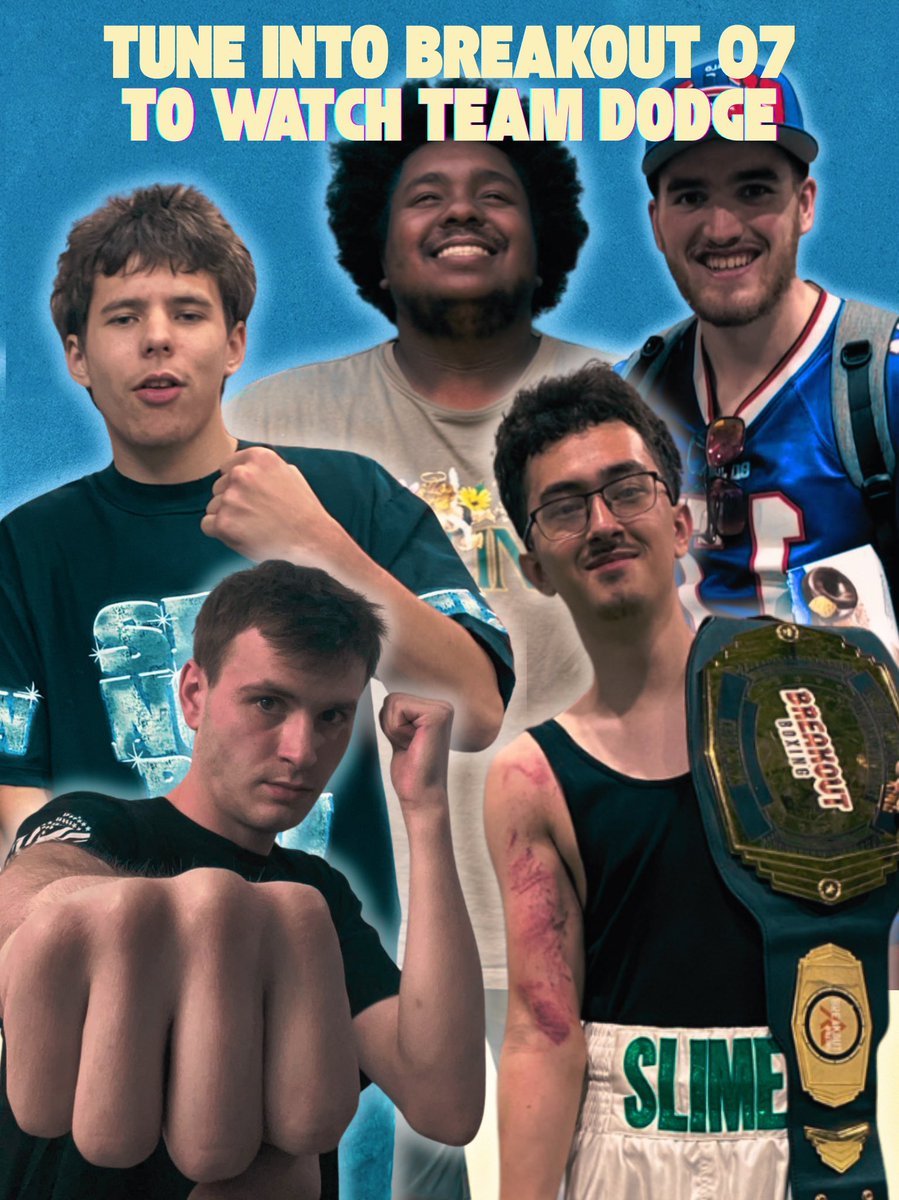Time For Dodge on Breakout 07:

- <a href="/JayfnATL/">jay tunka🥊🇺🇸</a> &amp; <a href="/jacobiathegreat/">Jacob Ney</a> will be fighting for Breakout titles

- <a href="/Royaltyboxing19/">Ty Love 🥊🏈</a> will faces his former signee HellboyKell

- <a href="/SlimementlyYT/">Slime</a> will be in an exhibition with Marc Flamez 

- All with GVZ presenting 

Tune in on October 11th