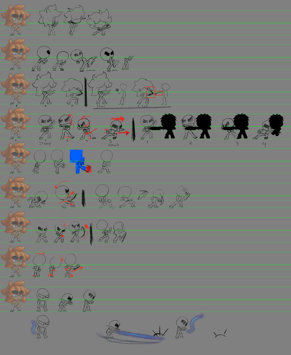 Concepts for that one fighting game 
<a href="/AyrosArts/">Ayros || cømmission open</a> and I's oc's were gonna be in it at one point lol