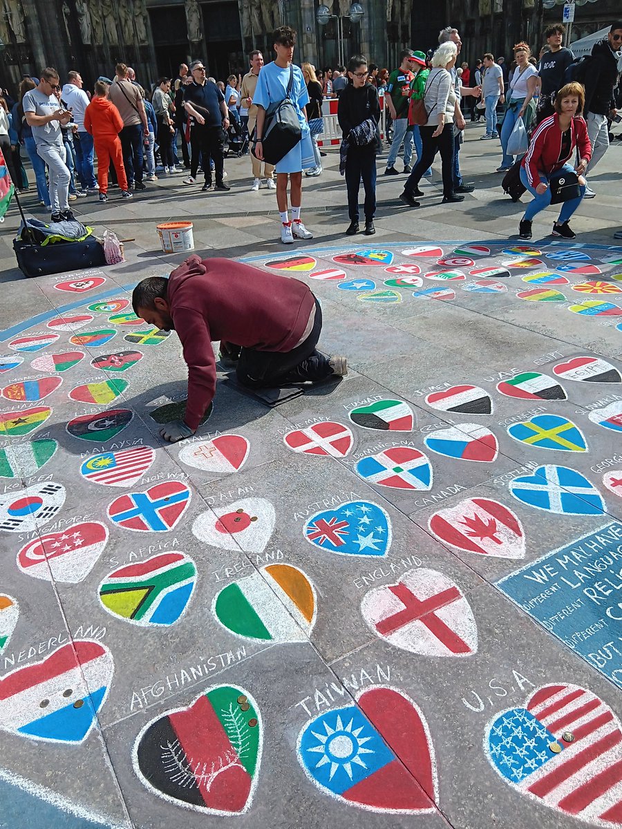 BPoischen's tweet photo. @charise_lee America is a country of immigrants - a country that teaches the entire world that unity in diversity is possible. We are one human family, one nation, one world under God...bp https://t.co/1sd0po8q0Z