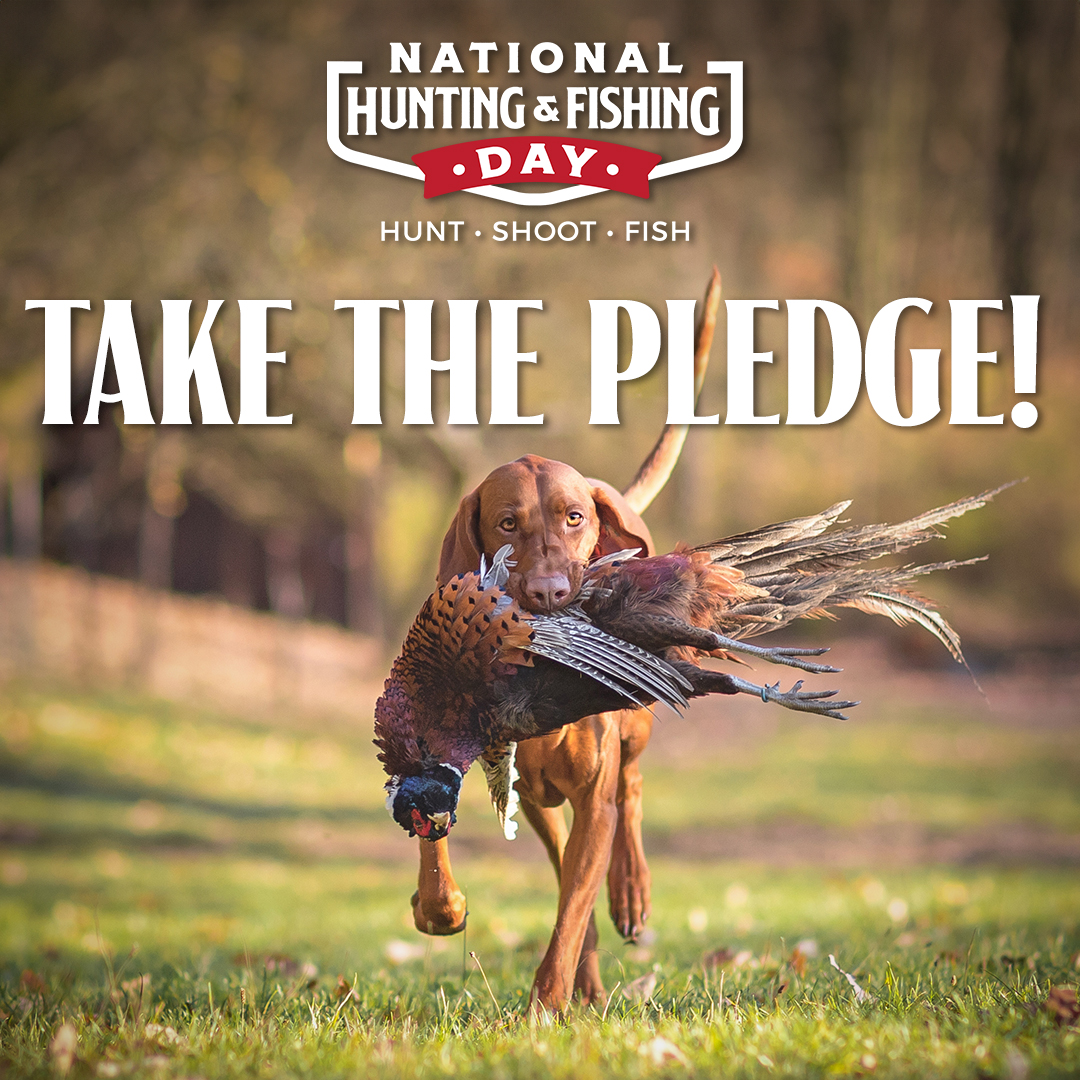 We’re honored to sponsor <a href="/nhfday/">National Hunting and Fishing Day</a>, a celebration of America’s outdoor heritage and future generations of conservationists.
Join us in taking the pledge to being a #GuidetoOutside