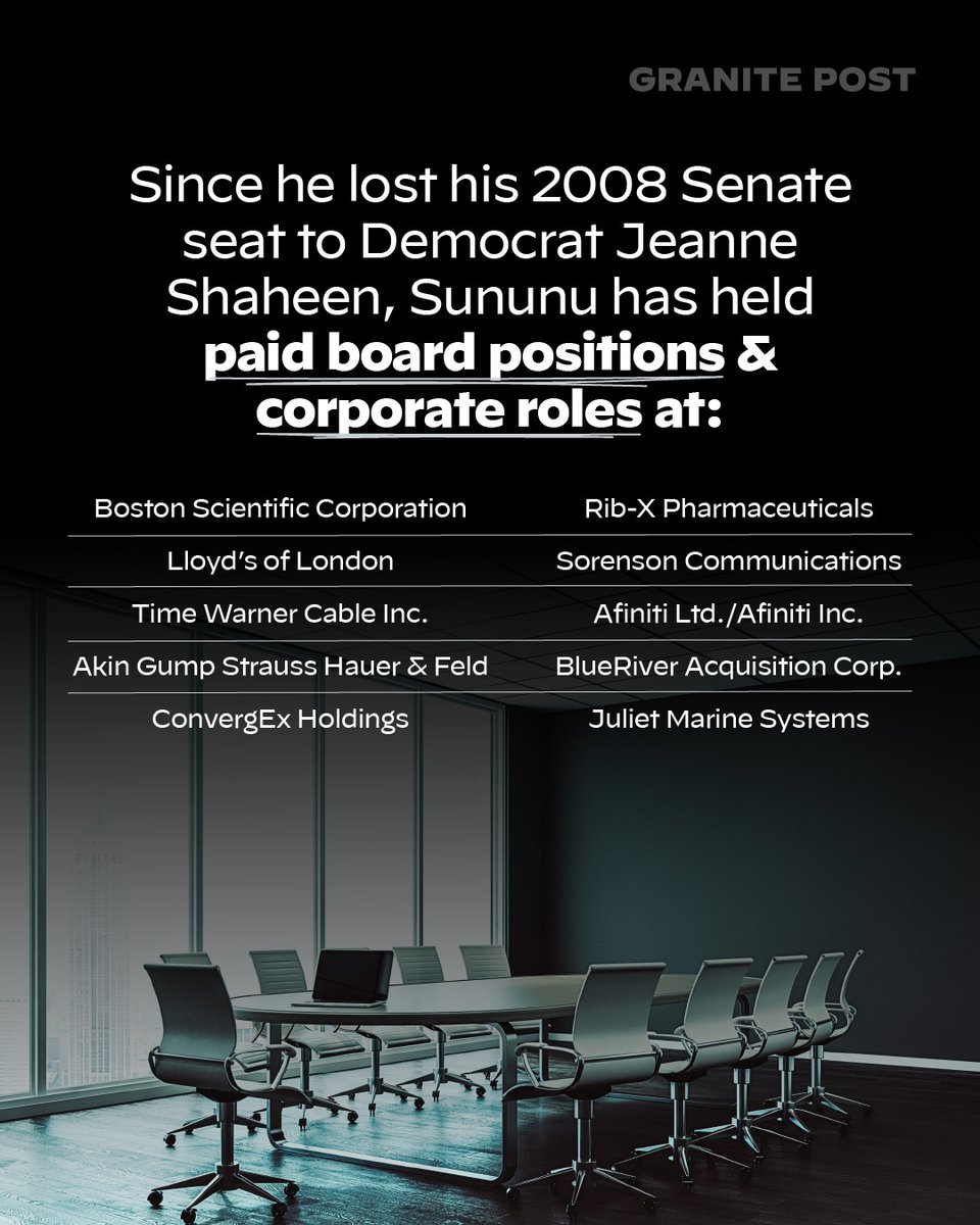 John E. Sununu, of New Hampshire's Sununu family political dynasty, is eyeing another run for Senate.

#NHPolitics