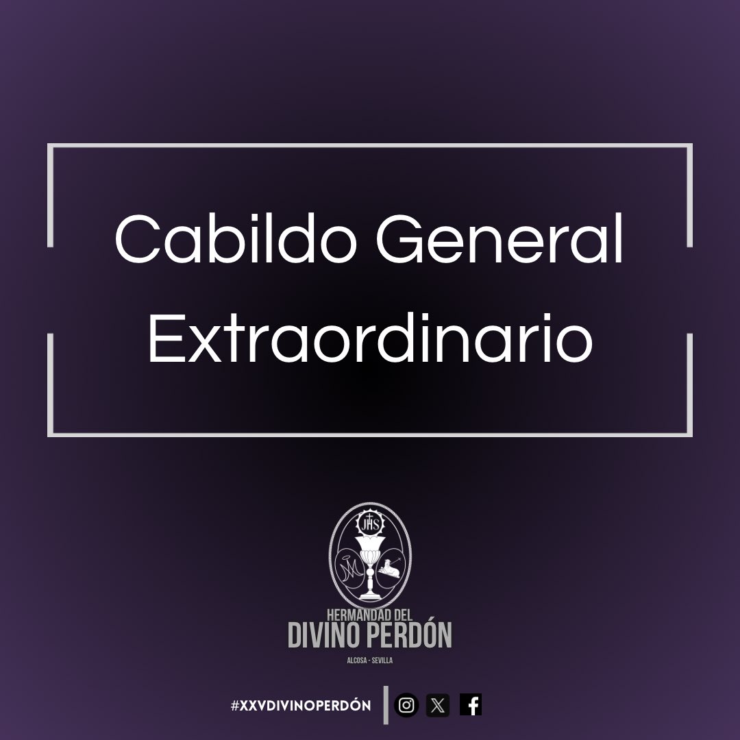 🟣⚫️ 𝐂𝐚𝐛𝐢𝐥𝐝𝐨 𝐆𝐞𝐧𝐞𝐫𝐚𝐥 𝐄𝐱𝐭𝐫𝐚𝐨𝐫𝐝𝐢𝐧𝐚𝐫𝐢𝐨 | En la noche del viernes, reunidos en Cabildo, fue aprobado por unanimidad:

▪️ El nombramiento como 𝐇𝐞𝐫𝐦𝐚𝐧𝐨 𝐇𝐨𝐧𝐨𝐫𝐚𝐫𝐢𝐨 al insigne Taller de <a href="/NavarroArteaga/">Navarro Arteaga</a> 

#XXVDivinoPerdón (1/2)