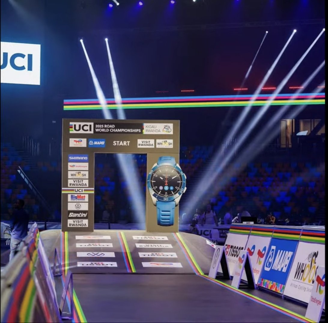 The course starts inside the 10,000-seat BK Arena in central Kigali 🇷🇼

The elite men's time trial at the UCI Road World Championships is held a few hours after the elite women's time trial on Sunday, September 21st 2025, launching the world championships with two big ticket
