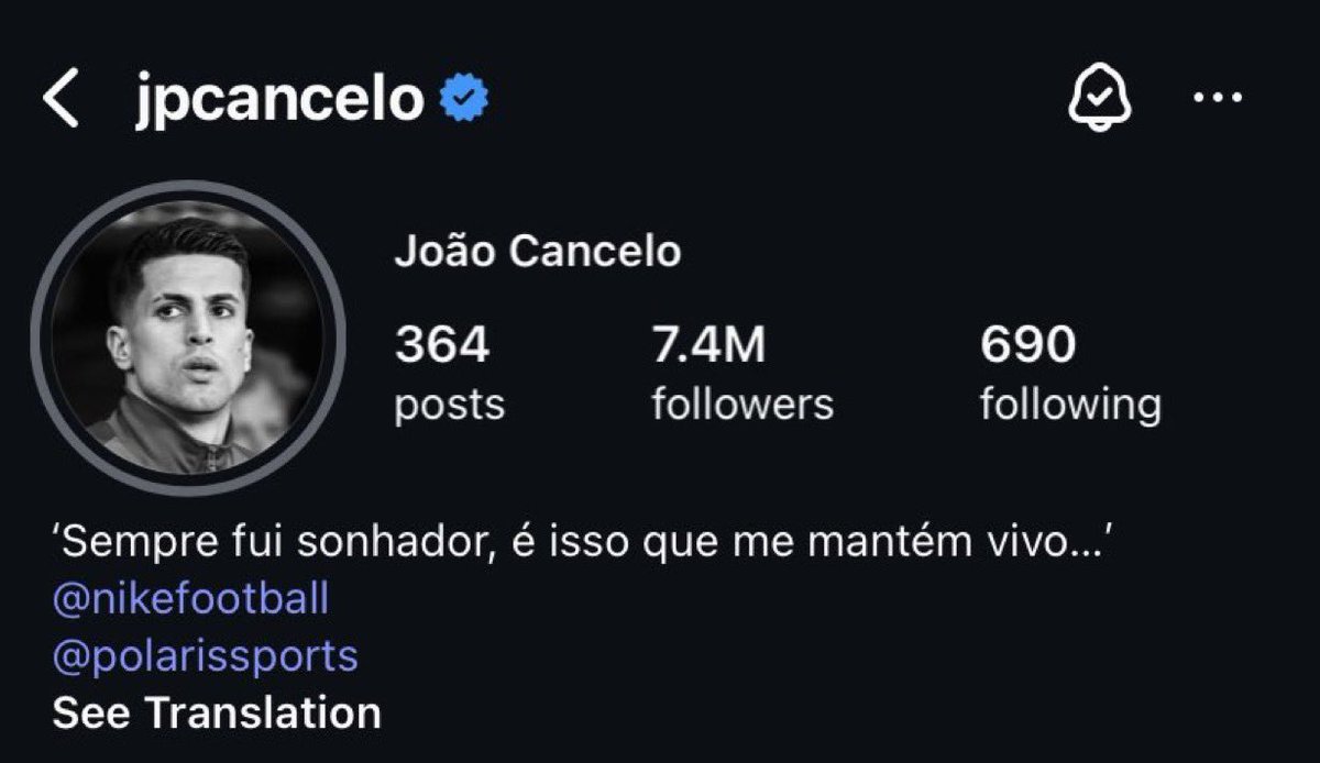 🚨🚨🚨🚨🚨🚨🚨🚨🚨🚨🚨🚨🚨🚨

جواو كانسيلو يزيل اسم #الهلال من البايـو!!!!!!😅🔵❌