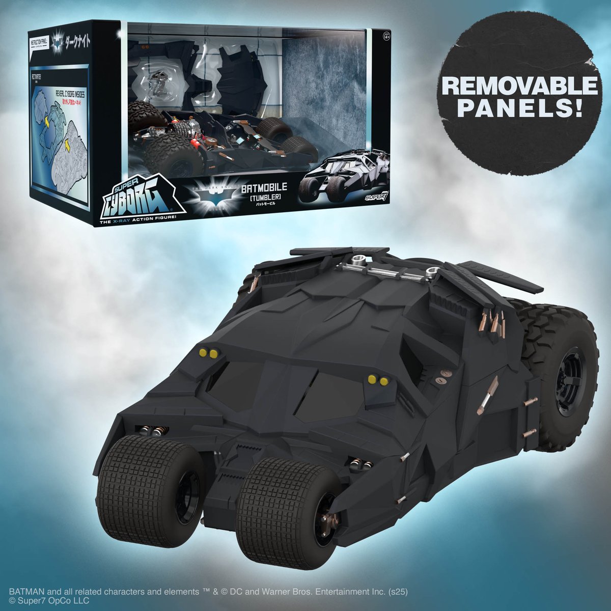 super7store's tweet photo. 🦇 Batman Day Giveaway! 🦇
Celebrate Batman Day with the ultimate ride — the Super Cyborg Batmobile Tumbler (Full Color)! 
How to Enter:
1️⃣ Follow @super7store 
2️⃣ Like this post

If you can’t wait, grab yours now at https://t.co/4d9kFA3bDt.

#BatmanDay #SuperCyborg #Super7 https://t.co/0rMG58JqEy