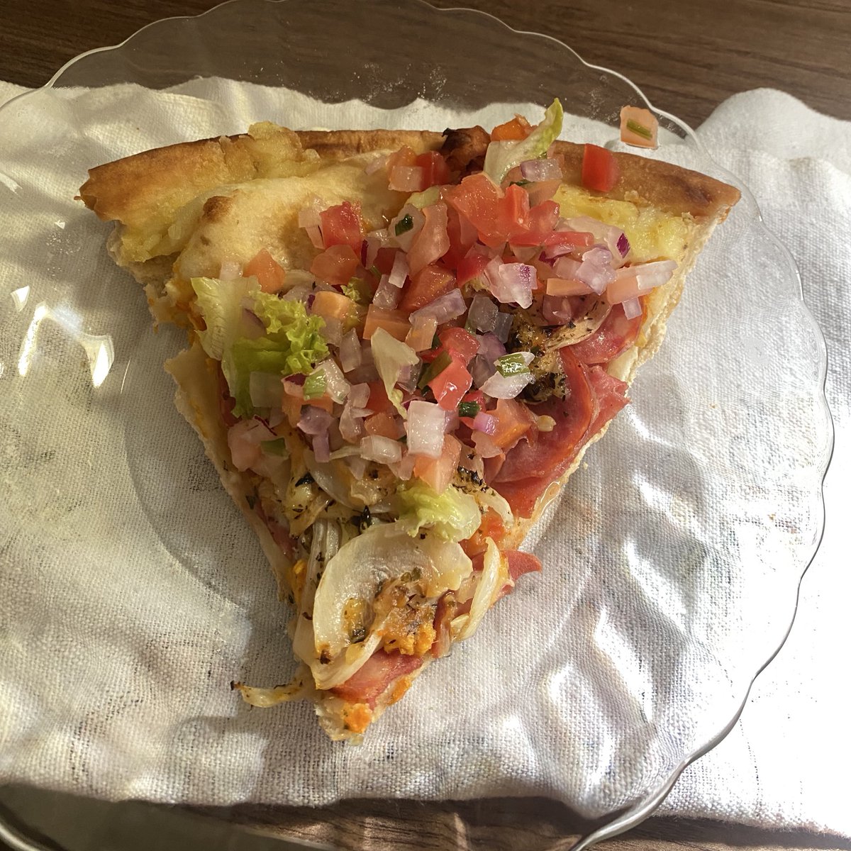 rapaziada pizza com vinagrete!!!!!! 😮‍💨