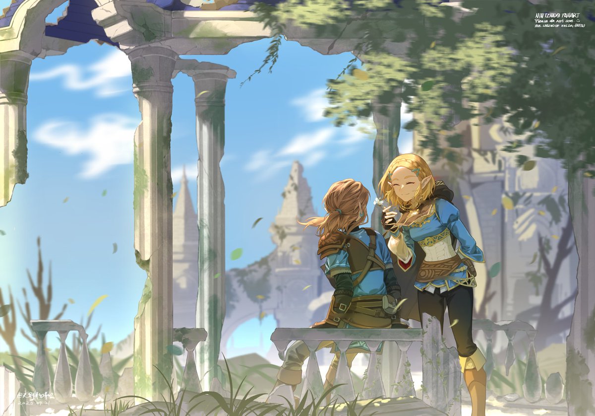 TIANYEXIPING's tweet photo. ☺️
  
#Zelink #リンゼル #ゼルダの伝説 
#TLoZ #TOTK #Zelda #Link https://t.co/ruZntquq9y