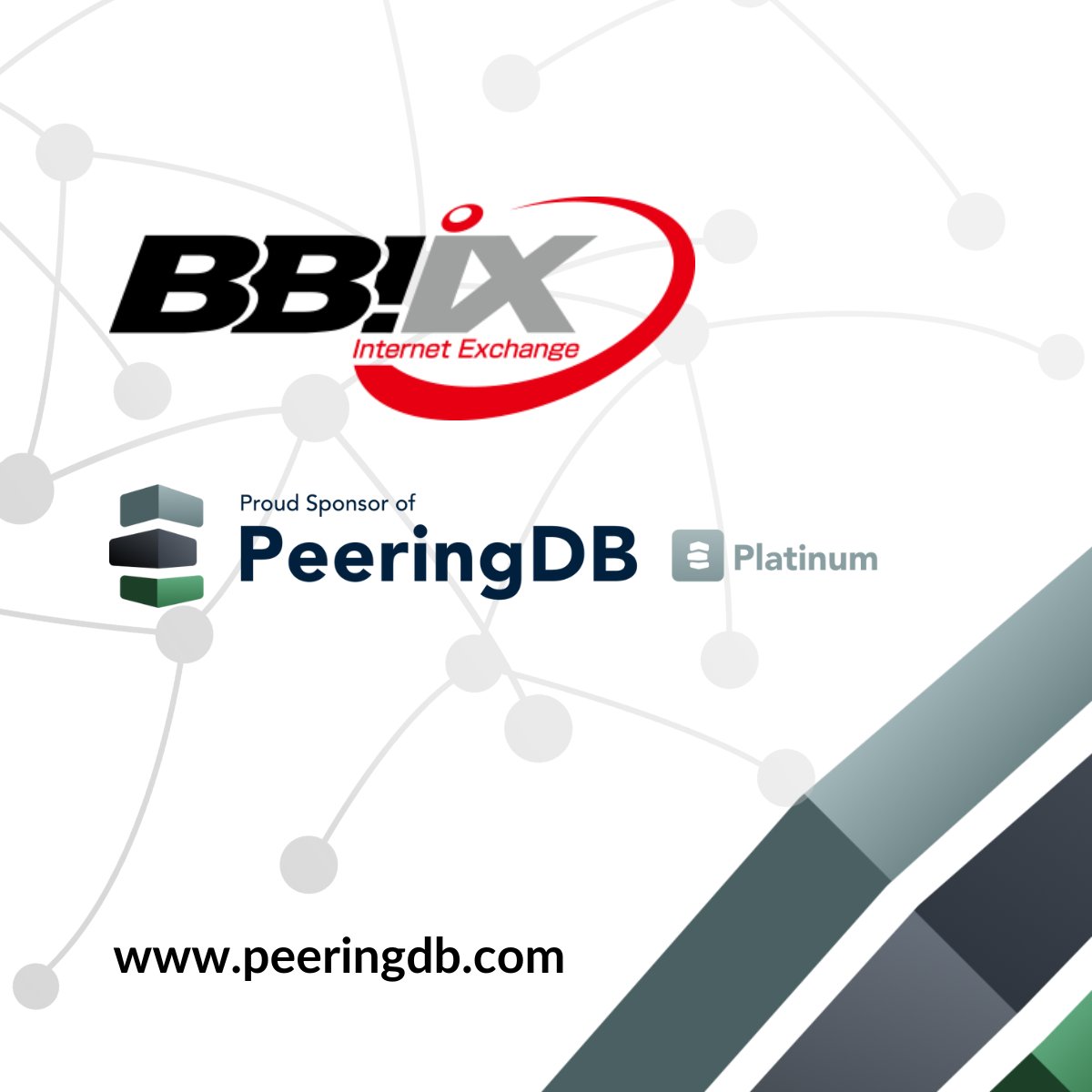 PeeringDB's tweet image. Thanks to returning Platinum sponsor @bbixofficial! We appreciate their support of this important tool for #peering and #interconnection. Check out their information in PeeringDB here: peeringdb.com/org/8440.