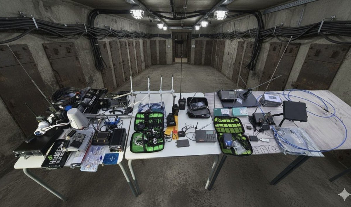 RadioHacking's tweet image. Como es tradicional, después de #iberradio, nos trasladamos a un búnker en una ubicación “reservada”, para una noche de radio muy larga… (con @borjalanseros, @JoelSernaMoreno y otros) 😉 #SDR #SIGINT #Hamradio 👇👇👇📡