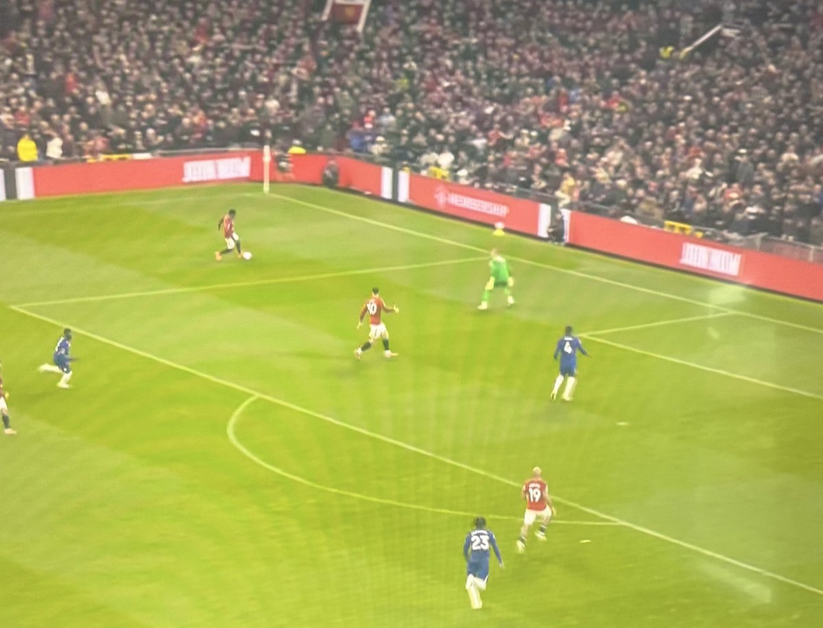 Look where Sesko was and Amad didn’t pass to him 😭😭😭 they hate him