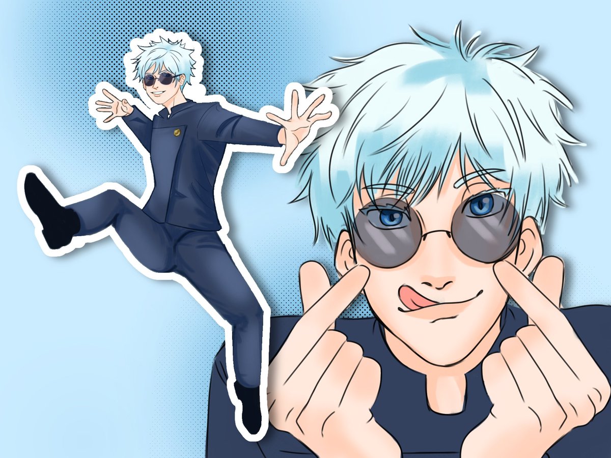 ricoofiie's tweet photo. I lk lost my ability to draw since i went back to uni ☝️💔
#artmoots #GojoSatoru #jjk https://t.co/PtX8wKxd2Q