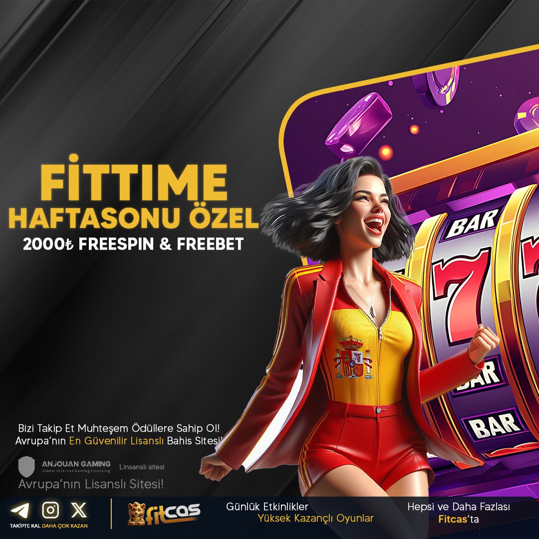 FİTCAS 
                                   HAFTA SONU 

📈Cumartesi ve Pazar günleri yatırımlarınız sizi ödüllendiriyor!

Slot ve Spor alanlarında geçerli FreeSpin ya da Freebet hediyelerinizi anında kapın

💥 Güncel Giriş:cutt.ly/fitcasosyal