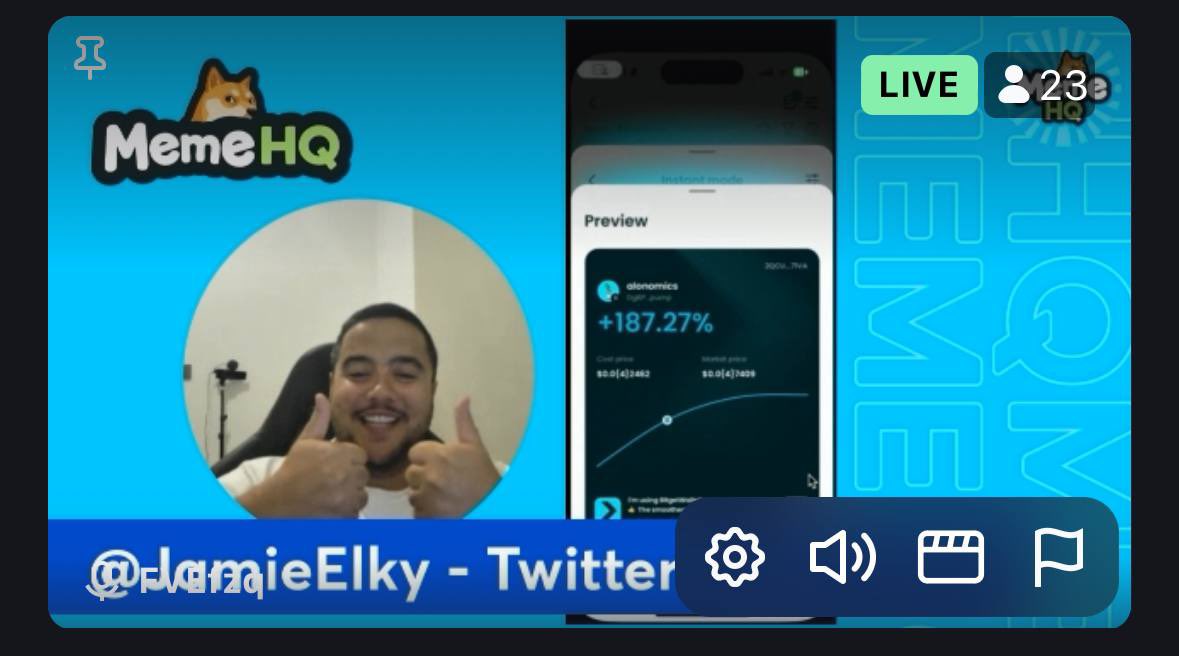 Elkaleh's tweet photo. If you aren’t using MemeScan to trade meme coins you’re missing that 100x tool
This Monday, I’ll be live streaming demonstrating exactly why this is a MUST have
I’m that confident, I’ll give away all profits from the stream to the chat
Tune in! #MemeScan #MemeHQ @BitgetWallet https://t.co/9ootvELdza