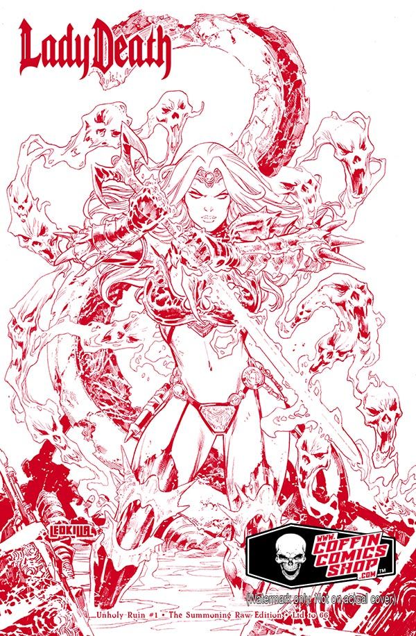 Ink. Fury. Legacy. Ken Lashley art — 20% OFF today. Lady Death: Unholy Ruin #1 - The Summoning Raw Edition OWN YOURS NOW!

buff.ly/RDT1VK1 

#ComicCollector #LadyDeath #Comics #Artist