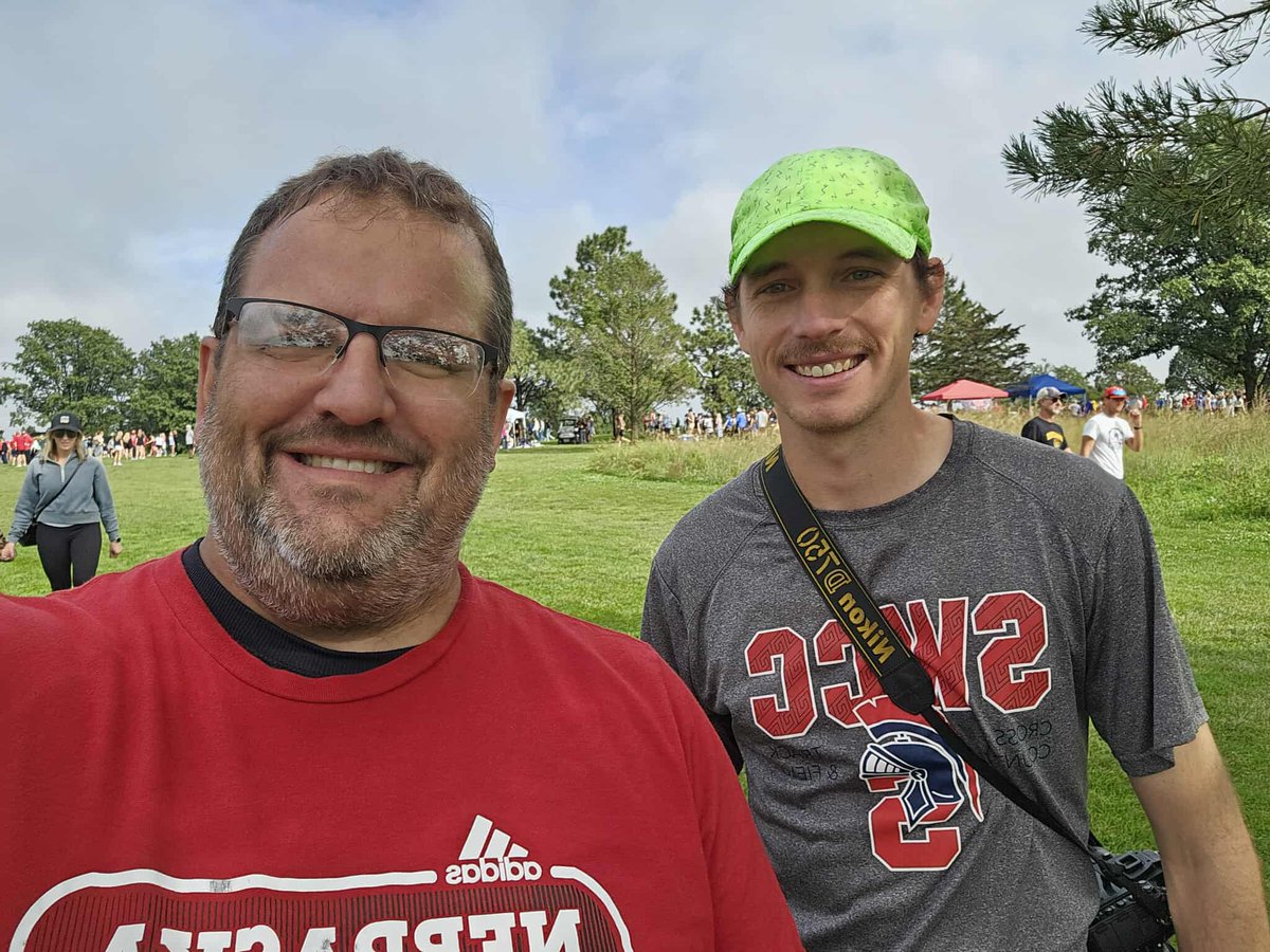 RyanKronberg's tweet image. #spotscott - at the Nebraska cross country meet this morning in Lincoln  :-)
(Those from the Creston, SW, South Central Iowa area will know the reference  :-) ) 
@scottvicker 
Great to see you Scott :-)