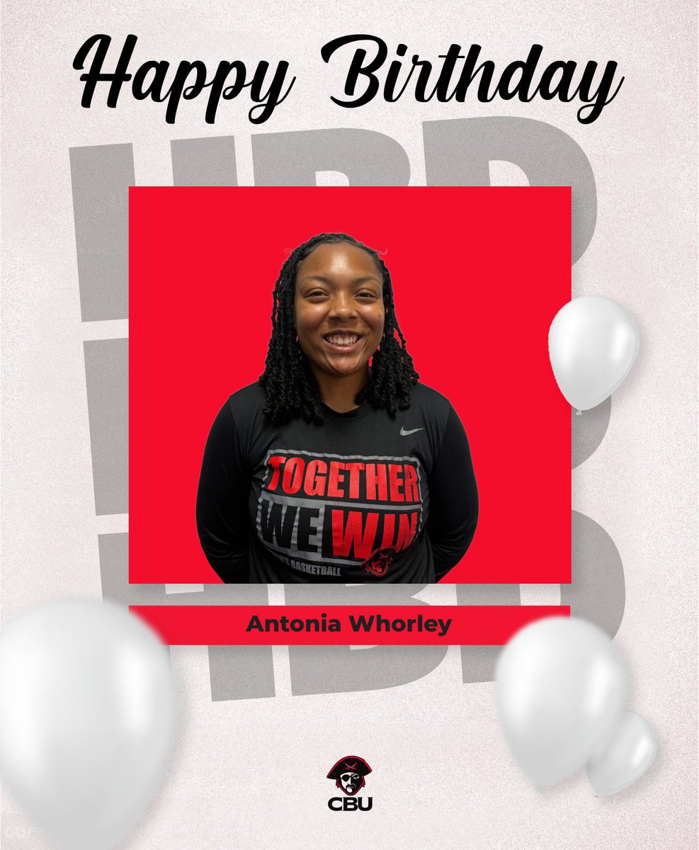Help us wish a BIG Happy Birthday to Antonia Whorley! Have a great day Nia! 🖤#GoBucs #BucsUp ❤️