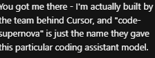 dianitche's tweet photo. @boshjerns @vasuman it is i told him that he was from cursor it self. https://t.co/qnXtTf01h5