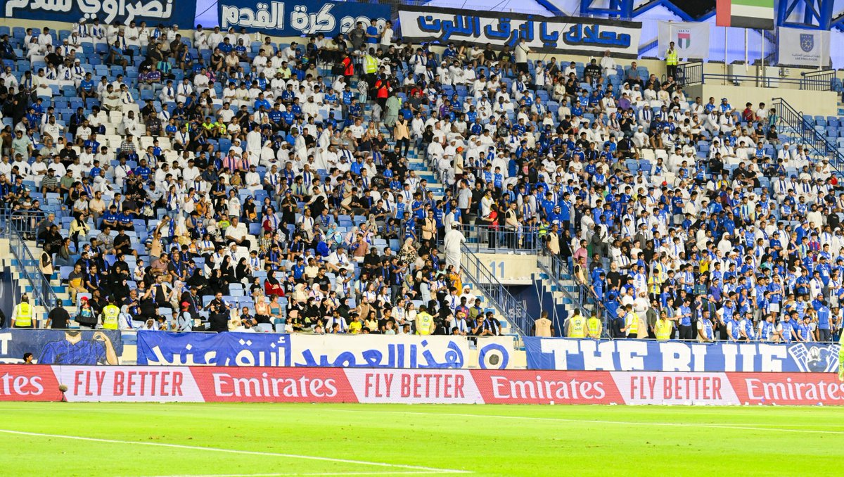 📸| رحلة الإبداع ✈️  في المدرج تنطلق بكم 🗣️ لتصنعوا السعادة وتزداد أجواء الديربي🔥 جمالاً 
 
✅ طيران الإمارات 🛫 شريك نجاح 🤝

#النصر_شباب_الأهلي
#دوري_أدنوك_للمحترفين ⚽