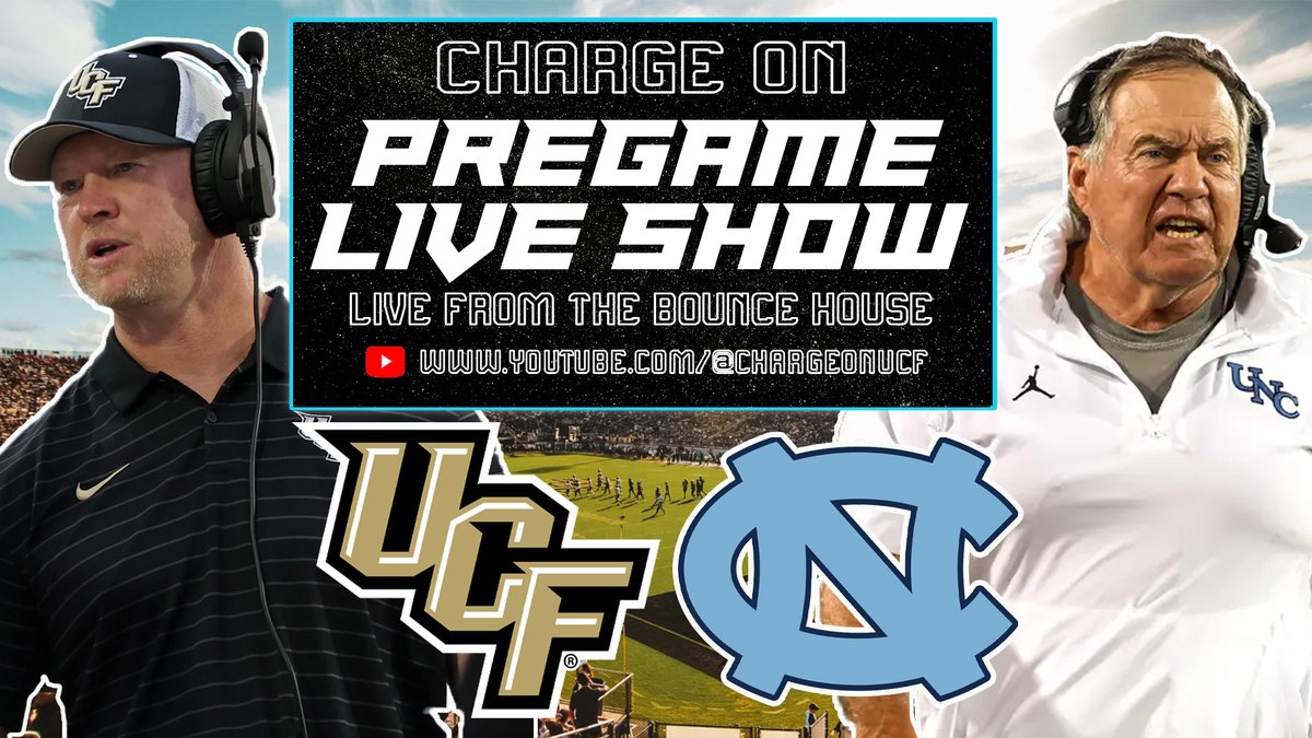 WE'RE LIVE‼️

TUNE INTO THE #UCF VS #UNC CHARGE ON PREGAME SHOW🔥🔥

📺-youtube.com/live/VEsQDIiLw…