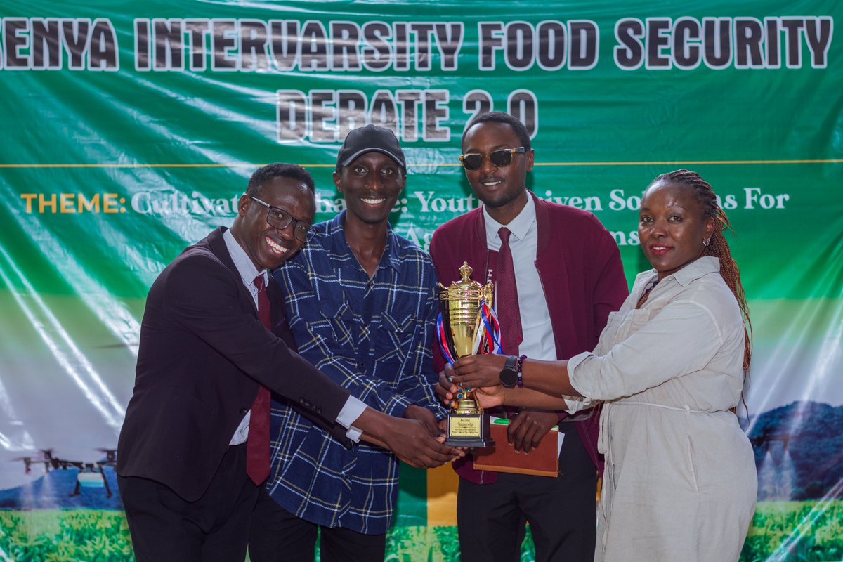 🏆Day 2 | Kenya Inter-University Food Security Debates 2025
Semi-finals &amp; finals at Mount Kenya University.

Brilliant student teams showcased bold, practical solutions for Kenya’s food systems.

#KENAFFYoung #YouthInAgriculture #FoodSecurity