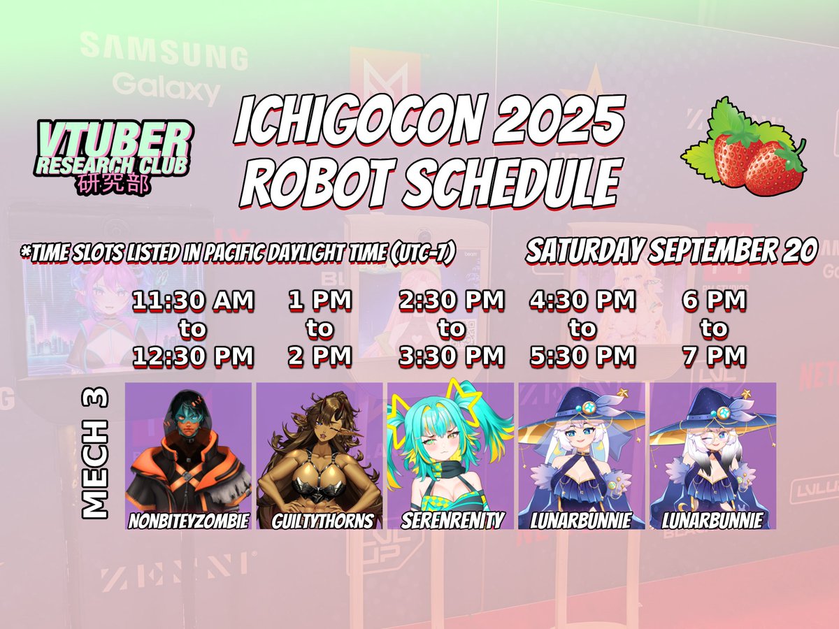 JohnLovesAnime's tweet photo. Happy Saturday! Today is a big day where we are at #Ichigocon!
Be sure to say hi to everyone who will be at the robot starting at 11:30am pdt! https://t.co/Ca6O4gsH0e