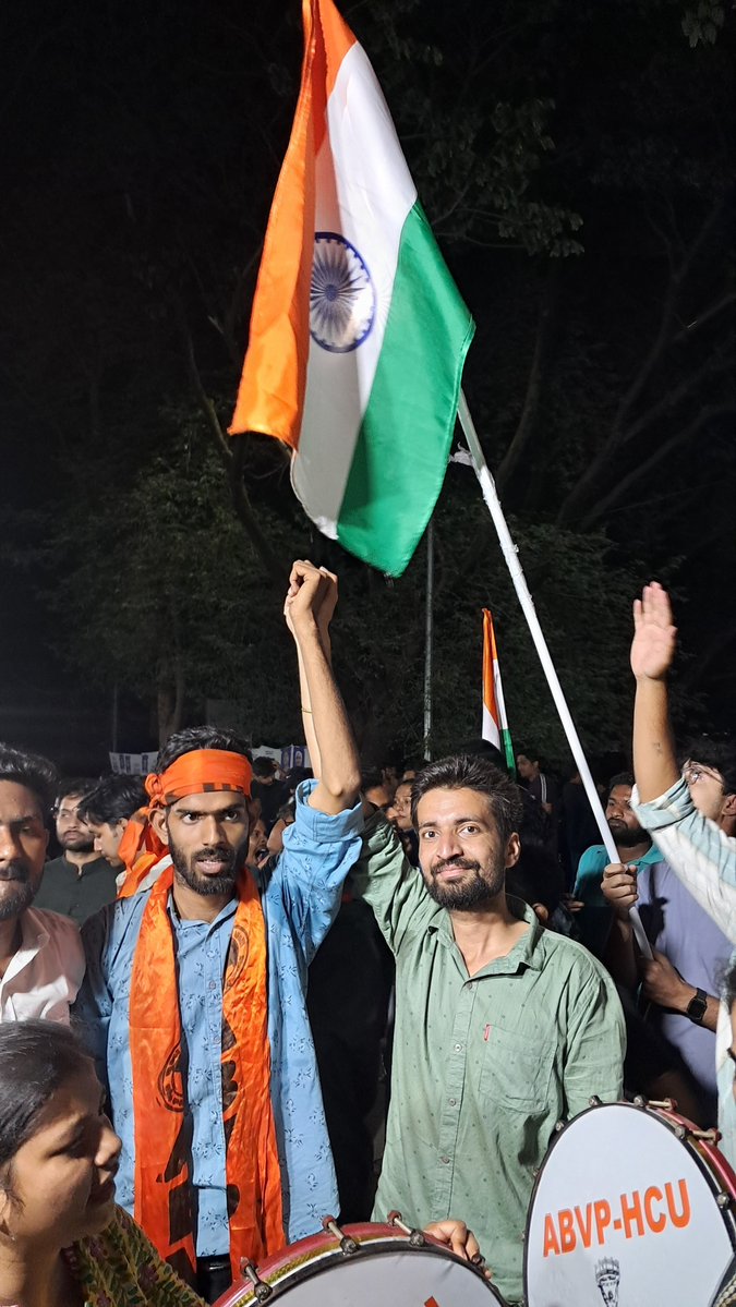 satyakumar_y's tweet photo. Congratulations to #ABVP on a resounding victory in the #HCUSU polls!

This saffron wave at Hyderabad Central University reflects the growing faith of students in nationalism, development, and youth-driven leadership. https://t.co/qheuNhxLDA