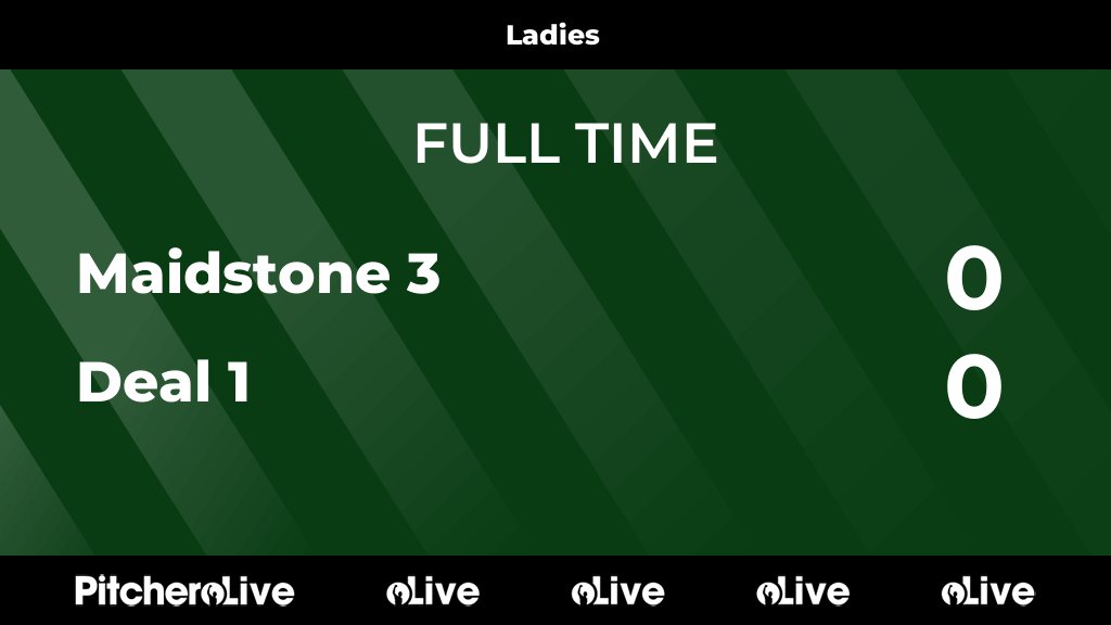FULL TIME: Maidstone 3 0 - 0 Deal 1
#MAIDEA #Pitchero
pitchero.com/clubs/dealhock…