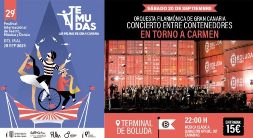 SE VENDE ENTRADA PARA EL CONCIERTO ENTRE CONTENEDORES DE LA ORQUESTA FILARMÓNICA DE GRAN CANARIA
20/09/2025