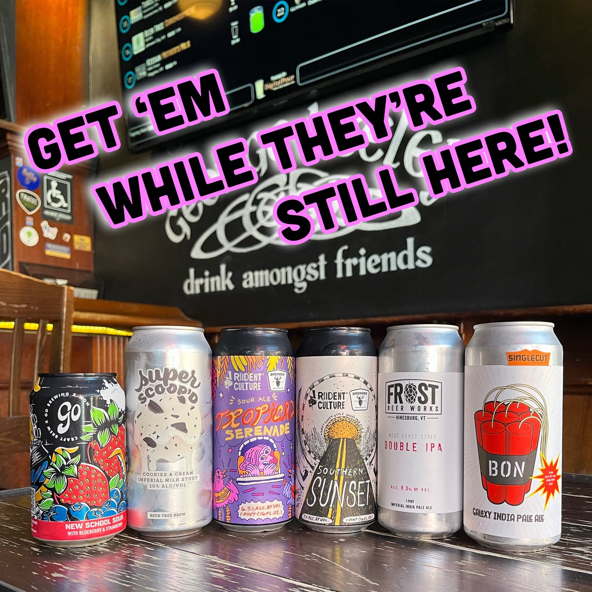 georgekeeleynyc's tweet image. These cans are still here but not for too long so come and get ‘em! 🍻 #georgekeeley #gknyc #beerisgood #shutupanddrink #drinkamongstfriends #drinkrealbeer #craftbeerbar #neighborhoodbar #publife #uwsnyc #newcanalert