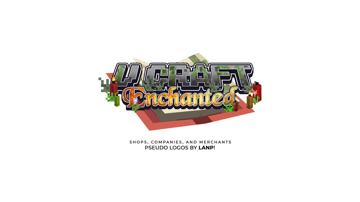 What if the stores in #VCraftEnchanted had a logo?

Lanp is brainstorming more...