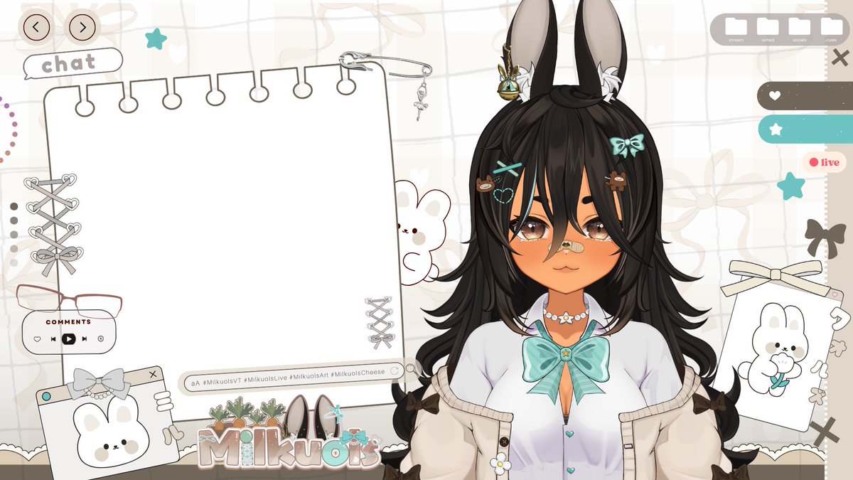 Fumiho_VT's tweet photo. Commissioned ♡♡ @milkuols 
✮ ♡ Overlays Debut Package – Deluxe: $150
↳ [ Logo, Idol Signature, Debut Slides, Model Reveal, Streaming Soon/BRB/Offline, Schedule, Just Chatting, Game Overlay, Unli Twitch Panels, Banners Twitch and Youtube ] 

Open at
🔗 https://t.co/PuMl4X57KT https://t.co/Y5G14aCGgC