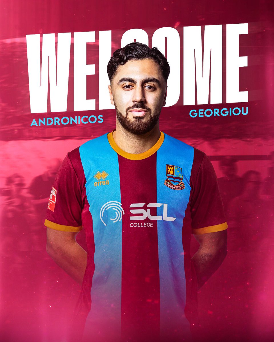 GEORGIOU JOINS THE TOWN ✍️

Andronicus Georgiou joins us from <a href="/hashtagutd/">Hashtag United</a> after a successful season at both <a href="/WinFinchleyFC/">Wingate & Finchley FC</a> and The Tags. 

The exciting left footed attacking midfielder is currently recovering from a small knee injury and will be available for selection in the