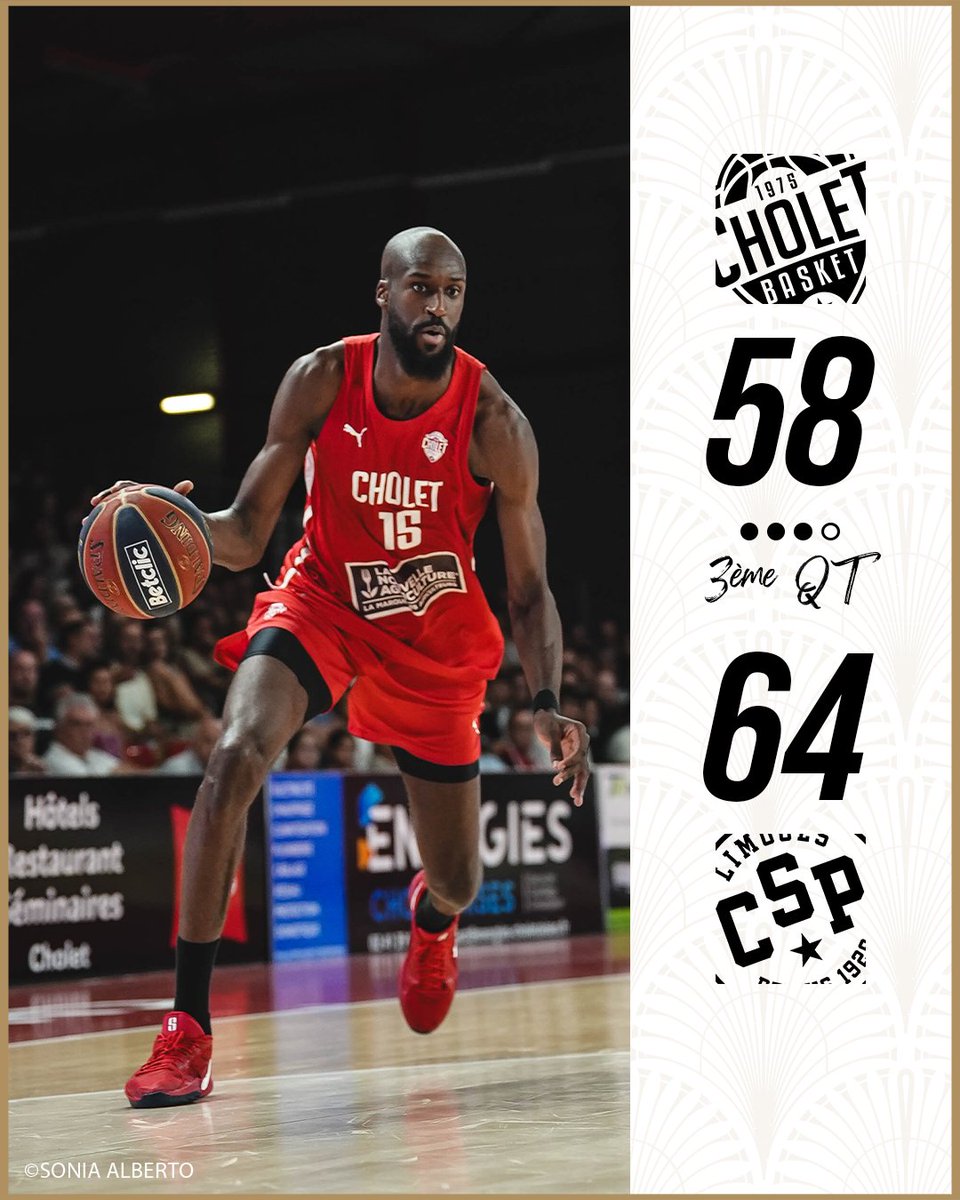 CB_officiel's tweet photo. Les hommes de Fabrice Lefrançois ont resserré leur défense et ajusté la mire. CB revient au score mais le CSP est toujours devant.
Allez CB, un dernier quart-temps pour aller chercher la victoire !
#CBCSP #CBFAMILY @Betclic_ELITE https://t.co/AfOJSOFljh