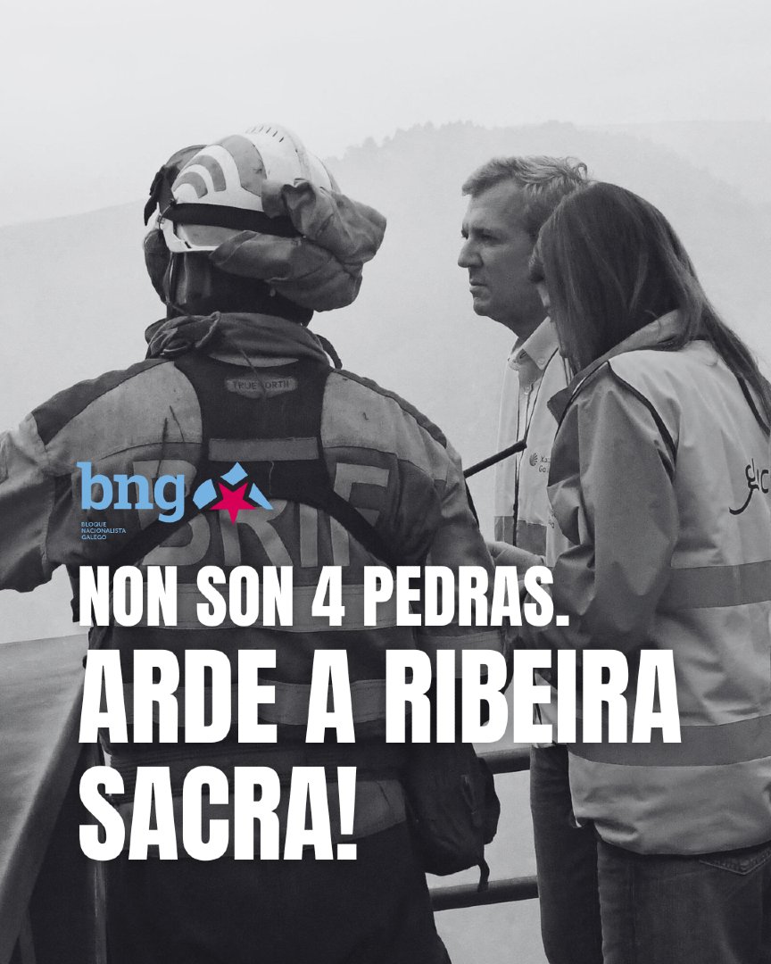 Non son 4 pedras e matoqueiras. Arde a Ribeira Sacra! 
#RuedaDimisión