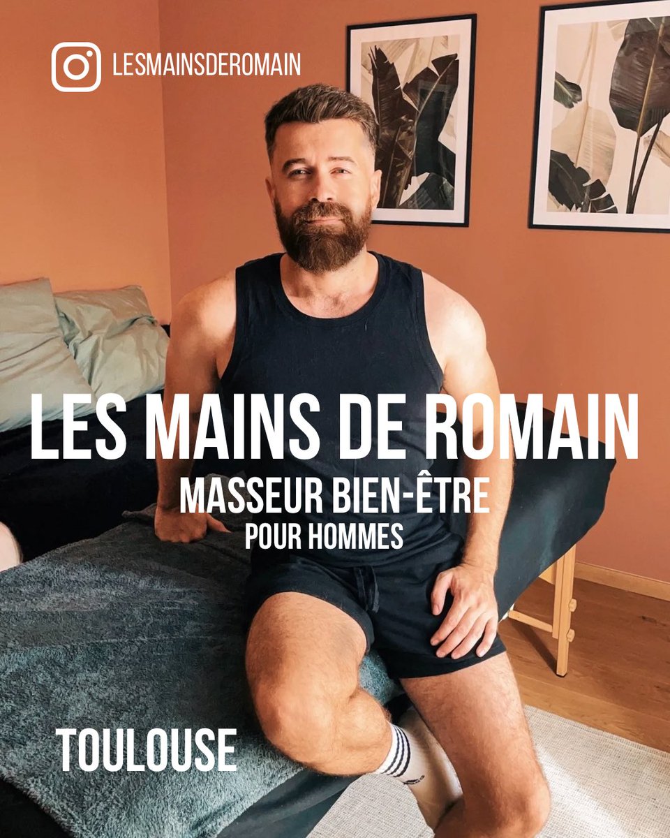 Romain_Rayan's tweet photo. Ma nouvelle activité de masseur bien-être à TOULOUSE ! Pour plus d’infos @lesmains2romain https://t.co/TQh3DpKRHS