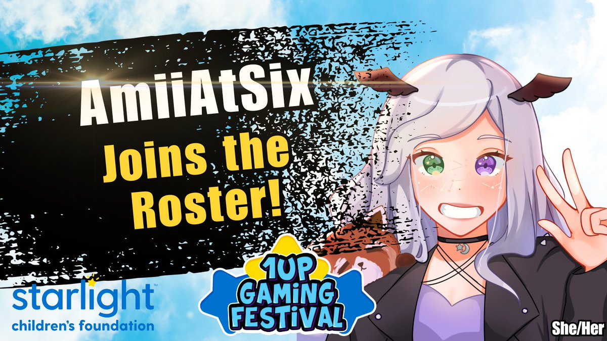We are so happy to welcome <a href="/AmiiAtSix/">Amii</a> back into the mix at <a href="/1UpGameFestival/">1Up Gaming Festival 👉 Starlight Sept 21-28th!</a>!

Cozy, chill vibes. A good time. Great games. <a href="/StarlightUS/">starlightUS</a> couldn't ask for a better warrior on their side!