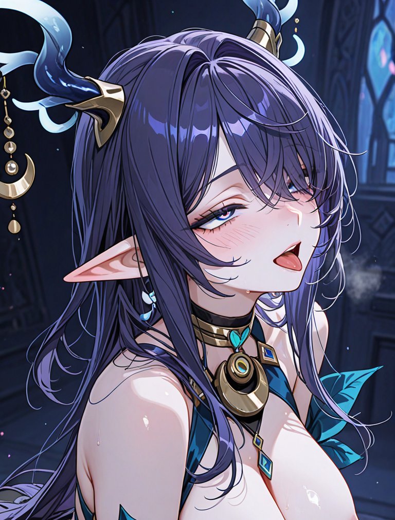 Vlvieen's tweet image. Lauma  ラウマ      
Deer in heat? 

#原神 #GenshinImpact #Lauma #ラウマ