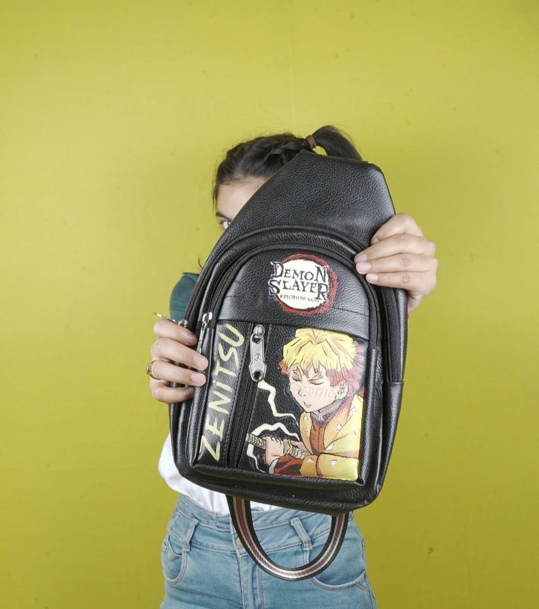 rootshands's tweet photo. Carry the thunder. Channel the courage. Zenitsu's got your back.
#rootshands #baglover #animeart #anime https://t.co/lSEOGAVz4K