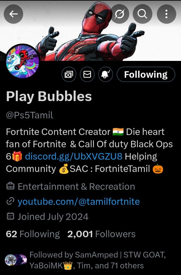 RedRose4548's tweet photo. @Ps5Tamil @TamilGx @Santhaabi007 Done β
GL π To Everyone Else π€
@JackJ40543 @2023Olyad50401 @A_Futrell101 @banjo_xyz_
#Vbucks #Fortnite #VbuckCodes #FortniteLeaks https://t.co/ppmjkBeUay