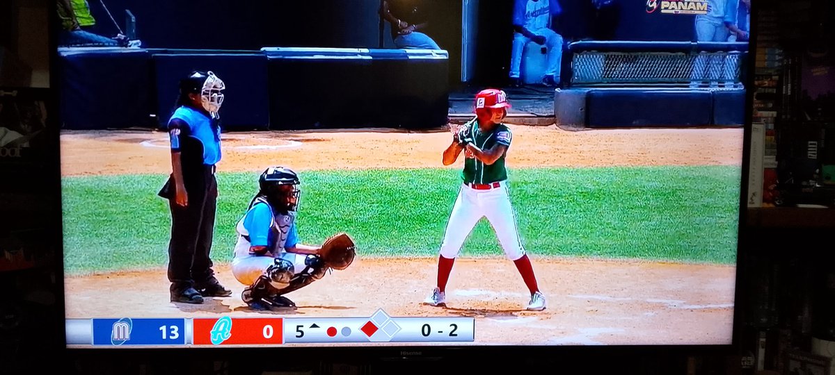 ¡Vaya paliza de #México a #Argentina en el Panamericano de Beisbol Femenil en Venezuela! 14-0 y contando, 5a entrada...