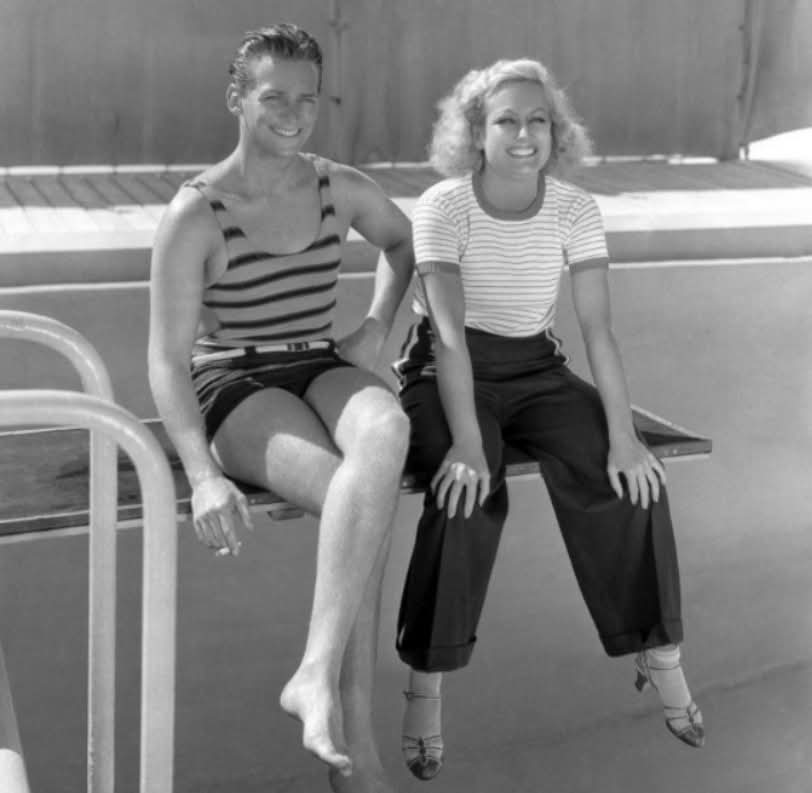 Hollywood couple Douglas Fairbanks Jr. and Joan Crawford in 1930.