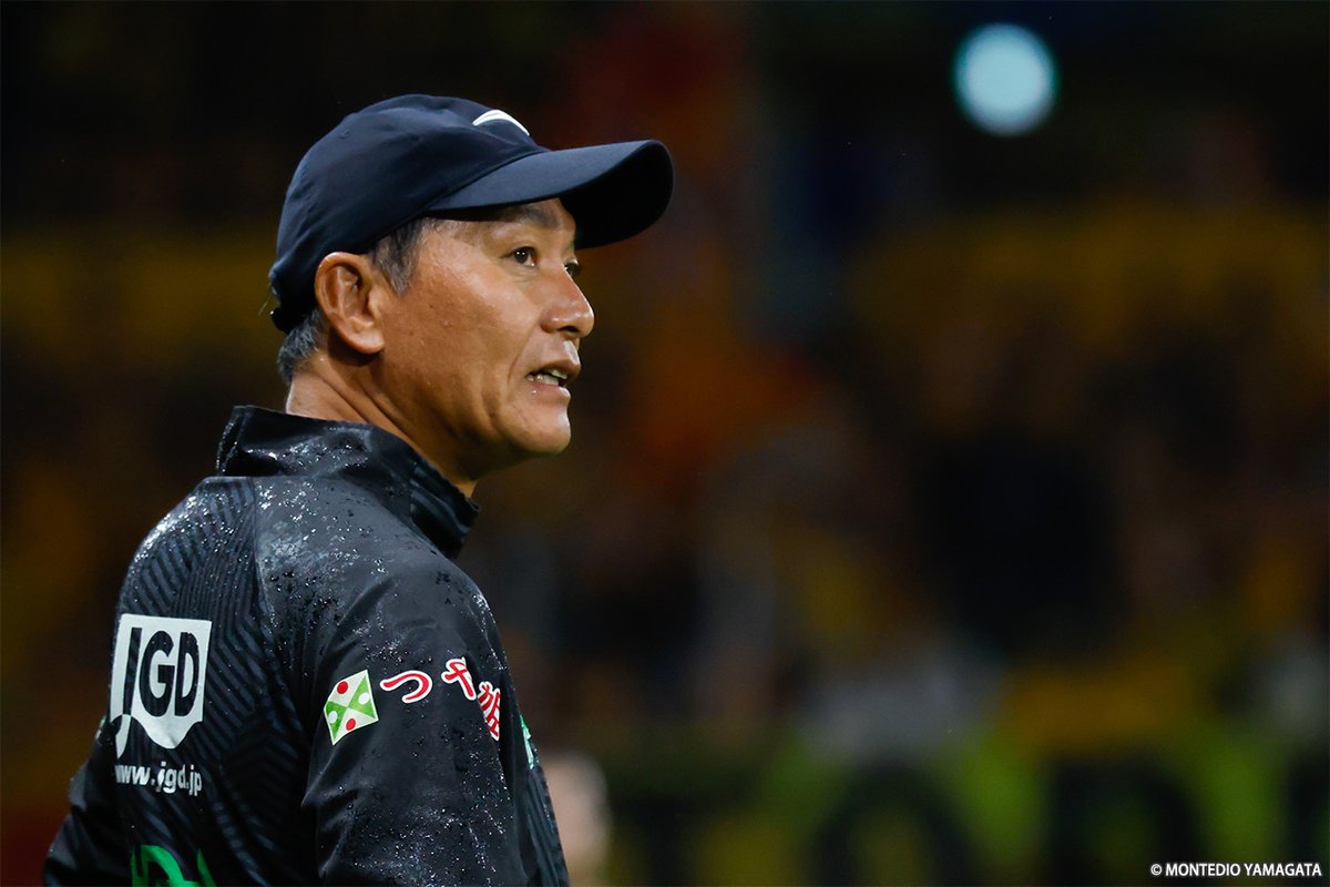 アウェイ仙台戦】 試合後の横内昭展監督、氣田亮真選手、長谷川洸選手