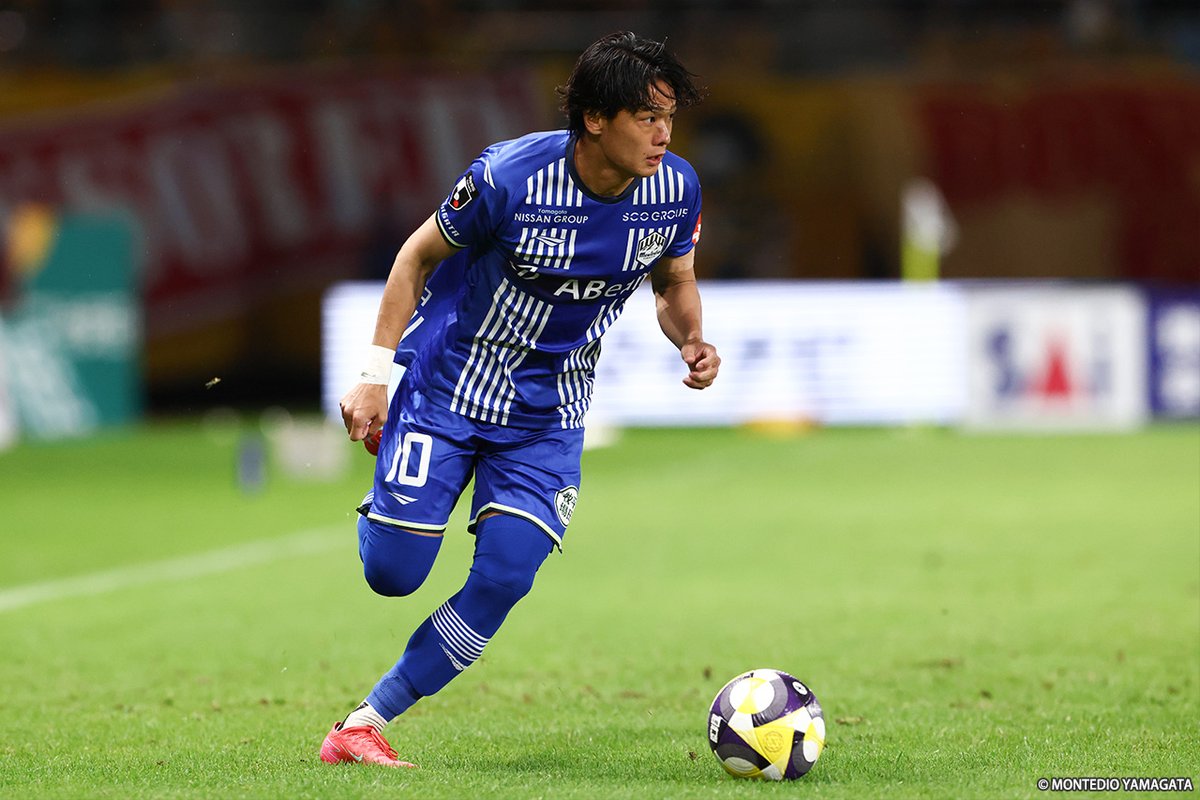 モンテディオ山形 オーセンティック 氣田亮真 10 Oサイズ モンテディオ山形 氣田亮真 オーセンティックユニフォーム O