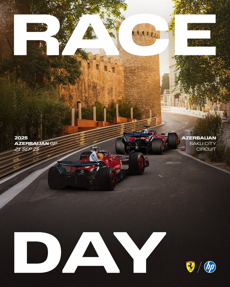 From cobblestones to checkered flags 🏁🇦🇿

It’s Baku time!